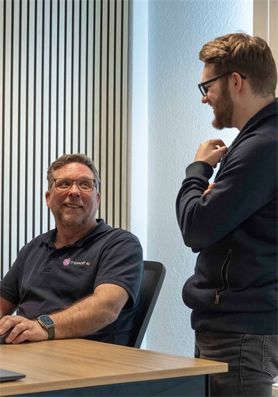 Rens en Maurice van IT Support 4U